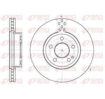 Brzdový kotouč REMSA 6679.10