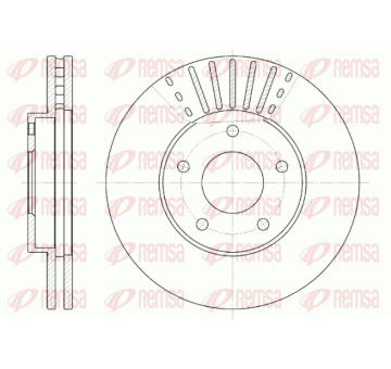 Brzdový kotouč REMSA 6681.10