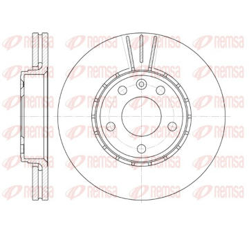 Brzdový kotouč REMSA 6682.10