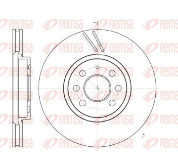 Brzdový kotouč REMSA 6684.10