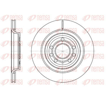 Brzdový kotouč REMSA 6686.10