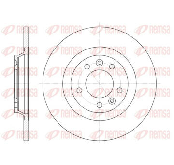 Brzdový kotouč REMSA 6690.00