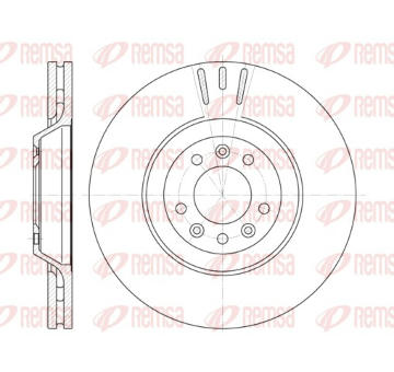 Brzdový kotouč REMSA 6691.10