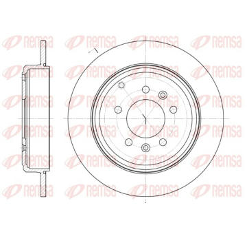 Brzdový kotouč REMSA 6692.00