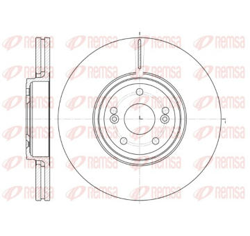 Brzdový kotouč REMSA 6695.10