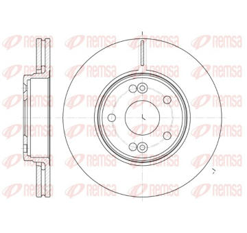 Brzdový kotouč REMSA 6697.10