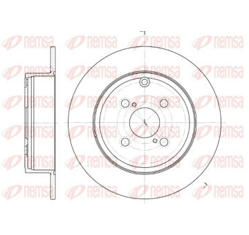 Brzdový kotouč REMSA 6705.00