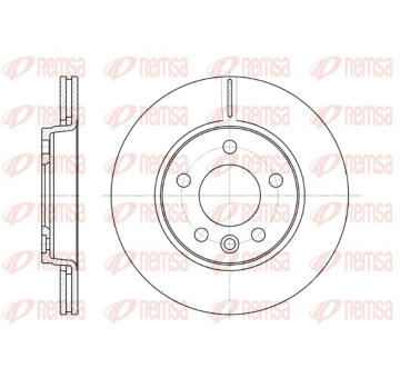 Brzdový kotouč REMSA 6707.10
