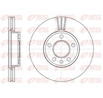 Brzdový kotouč REMSA 6708.10