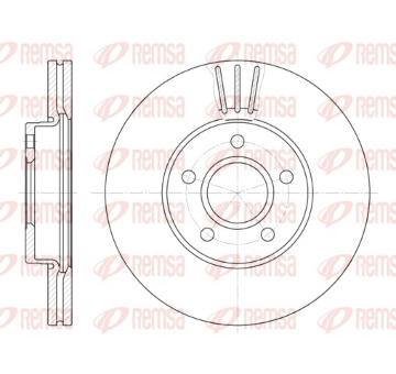Brzdový kotouč REMSA 6710.10