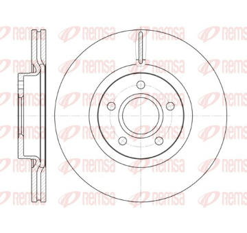 Brzdový kotouč REMSA 6711.10
