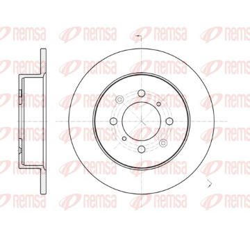 Brzdový kotouč REMSA 6732.00