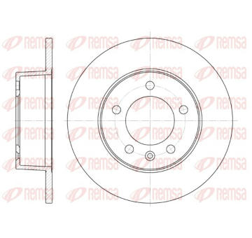 Brzdový kotouč REMSA 6735.00