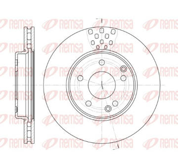 Brzdový kotouč REMSA 6751.10