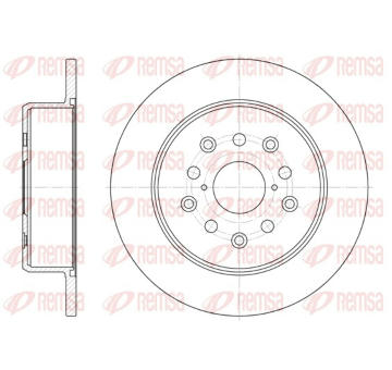 Brzdový kotouč REMSA 6752.00