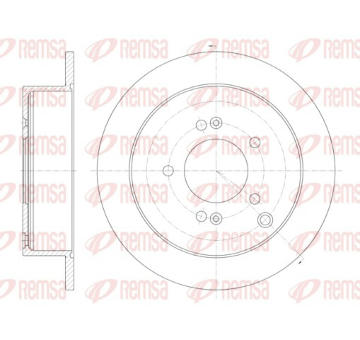 Brzdový kotouč REMSA 6756.00