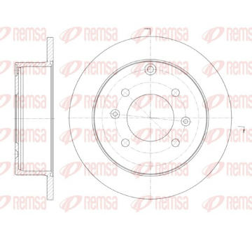 Brzdový kotouč REMSA 6757.00
