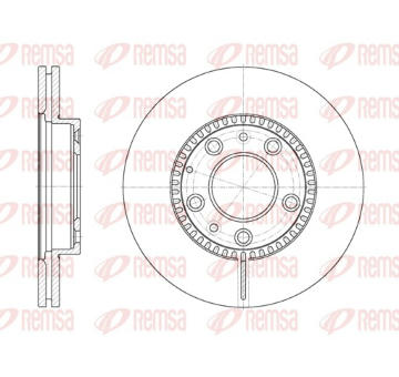 Brzdový kotouč REMSA 6767.10