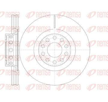 Brzdový kotouč REMSA 6781.10
