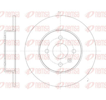 Brzdový kotouč REMSA 6789.00
