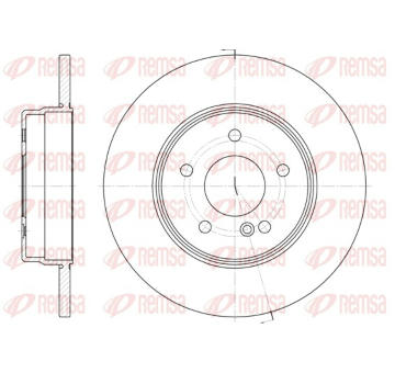 Brzdový kotouč REMSA 6801.00