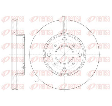 Brzdový kotouč REMSA 6804.10