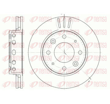 Brzdový kotouč REMSA 6815.10