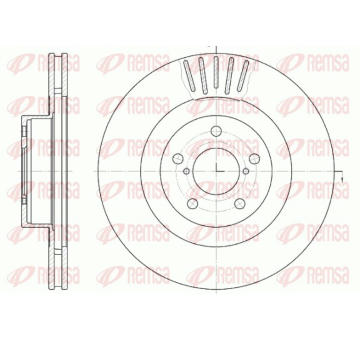 Brzdový kotouč REMSA 6816.10