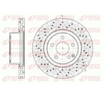 Brzdový kotouč REMSA 6817.10