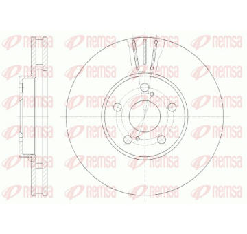 Brzdový kotouč REMSA 6819.10