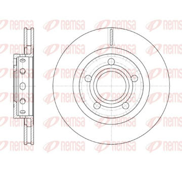 Brzdový kotouč REMSA 6822.10