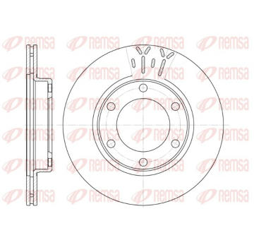 Brzdový kotouč REMSA 6824.10