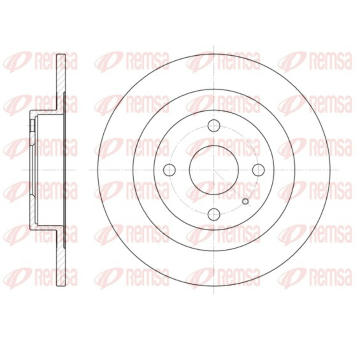 Brzdový kotouč REMSA 6833.00