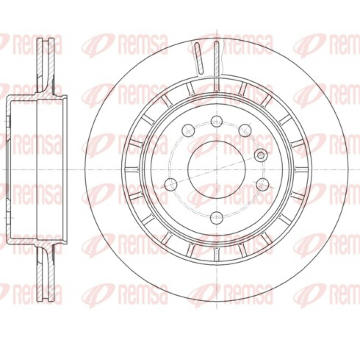 Brzdový kotouč REMSA 6861.10