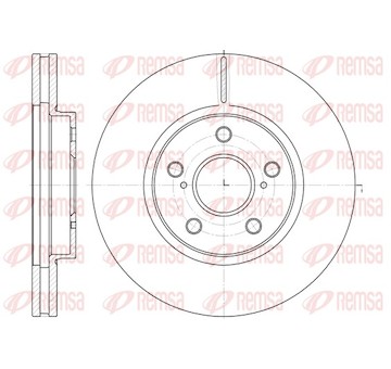 Brzdový kotouč REMSA 6862.10