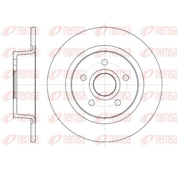Brzdový kotouč REMSA 6863.00