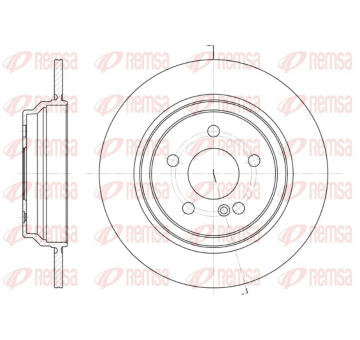 Brzdový kotouč REMSA 6864.00