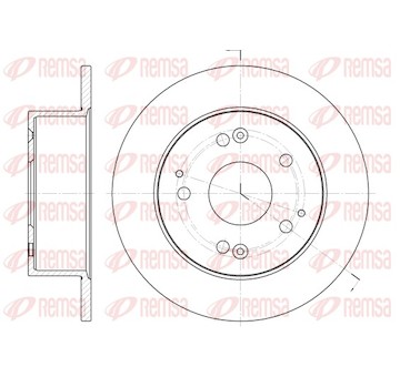Brzdový kotouč REMSA 6875.00