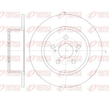 Brzdový kotouč REMSA 6878.00