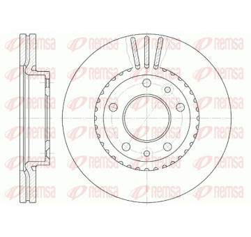 Brzdový kotouč REMSA 6888.10