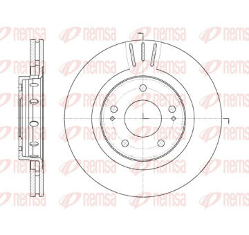 Brzdový kotouč REMSA 6896.10