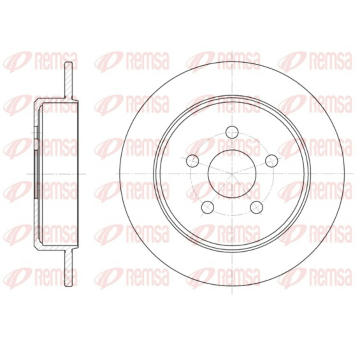 Brzdový kotouč REMSA 6901.00