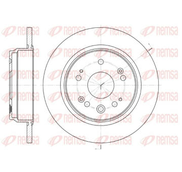 Brzdový kotouč REMSA 6912.00