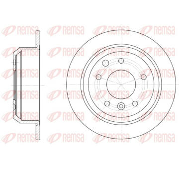 Brzdový kotouč REMSA 6920.00