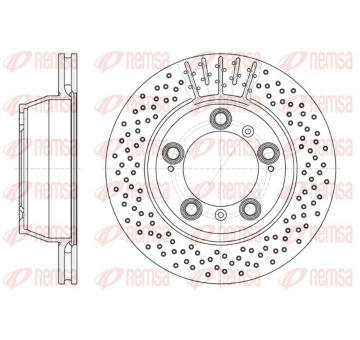 Brzdový kotouč REMSA 6941.10