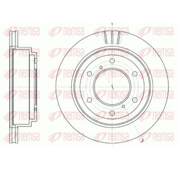 Brzdový kotouč REMSA 6955.10