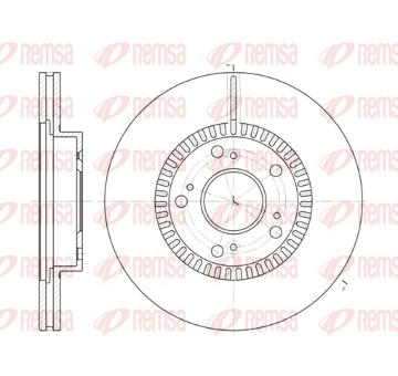 Brzdový kotouč REMSA 6962.10