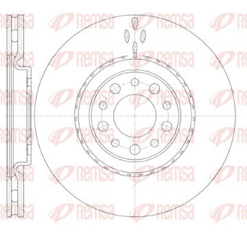 Brzdový kotouč REMSA 6965.10