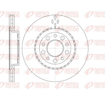 Brzdový kotouč REMSA 6966.10