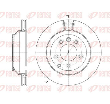 Brzdový kotouč REMSA 6971.10
